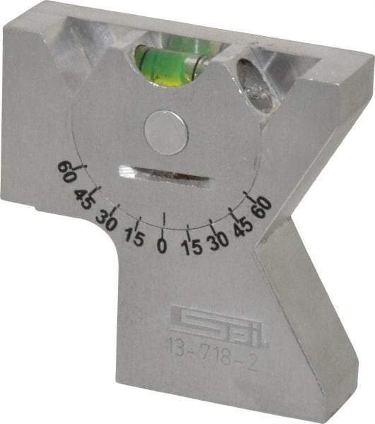 SPI - Machine Set-Up Gage Levels Minimum Adjustable Angle: 0.00 Maximum Adjustable Angle: 360.00 - Americas Industrial Supply