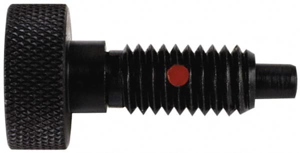 TE-CO - Knob-Handle Plungers Thread Size: 1/4-20 Thread Length (Decimal Inch): 0.5000 - Americas Industrial Supply