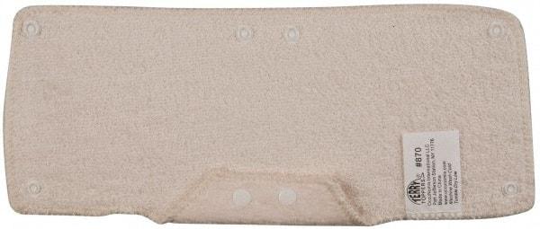 OccuNomix - Terry Cloth Hard Hat Sweat & Comfort Band - Snap-On Attachment, Beige, Compatible with All Hard Hats - Americas Industrial Supply