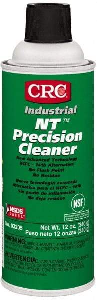 CRC - 12 Ounce Aerosol Electrical Grade Cleaner/Degreaser - 30,800 Volt Dielectric Strength, Nonflammable, Food Grade - Americas Industrial Supply