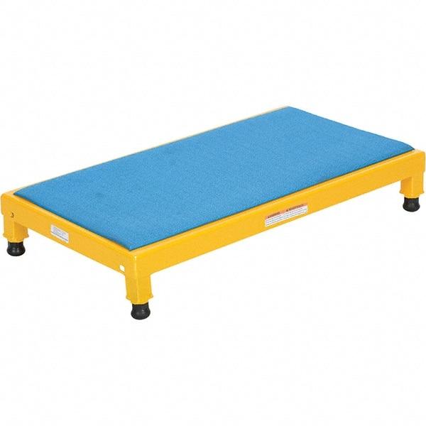 Vestil - 5" High x 19" Wide x 36" Deep, Yellow Step Stand - Steel, 500 Lb Capacity - Americas Industrial Supply