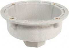 Edwards Signaling - 4-1/2 Inch Wide x 2-1/4 Inch High, Shock Resistant, Visual Signal Device Pipe Mount Attachment - For Use with 105 Series Flashing Beacon - Americas Industrial Supply