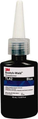 3M - 1 mL, Blue, Medium Strength Liquid Threadlocker - Series TL42, 24 hr Full Cure Time - Americas Industrial Supply