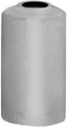 Made in USA - 100 Gallon Cylindrical Linear Polyethylene Liquid-Dispensing Tank - 64" High x 23" Diam - Americas Industrial Supply