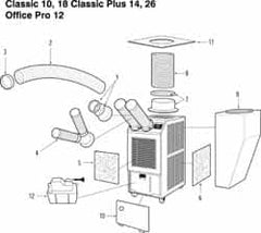 MovinCool - Air Conditioner 220 Volt Condensate Pump - For Use with Classic 18 - Americas Industrial Supply