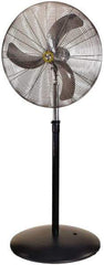 Airmaster - 24" Blade, 5,387 Max CFM, Single Phase Oscillating Pedestal Fan - 2.5 Amps, 115 Volts, 3 Speed - Americas Industrial Supply