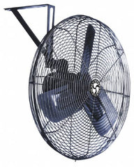 Airmaster - 30" Blade, 1/4 hp, 3,415, 5,300 & 7,185 CFM, Industrial Circulation Fan - Wall/Ceiling Mount, 115 Volts, 2 Speed - Americas Industrial Supply