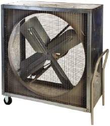 Airmaster - 36" Blade, Belt Drive, 1/2 hp, 9,230 CFM, Cabinet Fan Blower Fan - 115 Volts, 1 Speed, Single Phase - Americas Industrial Supply