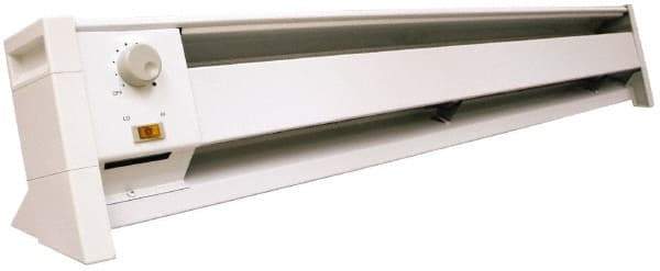 Marley - 45" Long, 120 Volt, 500/100/1500 Watt, 3410/5120 BTU, Electric Baseboard Heater - Americas Industrial Supply