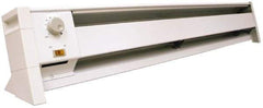 Marley - 45" Long, 120 Volt, 500/100/1500 Watt, 3410/5120 BTU, Electric Baseboard Heater - Americas Industrial Supply