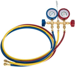 Imperial - 2 Valve Manifold Gauge with 3/5' Hose - Americas Industrial Supply