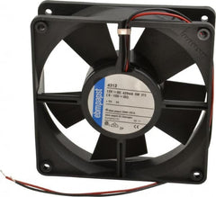 EBM Papst - 12 Volts, DC, 100 CFM, Square Tube Axial Fan - 0.42 Amp Rating, 119mm High x 119mm Wide x 1.26" Deep - Americas Industrial Supply