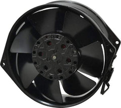 EBM Papst - 115 Volts, AC, 233 CFM, Round Tube Axial Fan - 0.36 Amp Rating, 5.91" High x 5.91" Wide x 2.17" Deep - Americas Industrial Supply