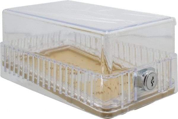 Value Collection - Plastic, Dual Base Thermostat Guard - 3-1/2" Inside Width x 3" Inside Depth x 6-3/8" Inside Height - Americas Industrial Supply