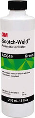 3M - 8 Fl Oz, Green Adhesive Activator - For Use with Threadlockers, Pipe Sealants, Retaining Compounds, Gasket Makers - Americas Industrial Supply