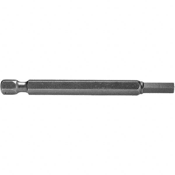 Apex - 3/16" Hex Bit - 1/4" Hex Drive, 3" OAL - Americas Industrial Supply