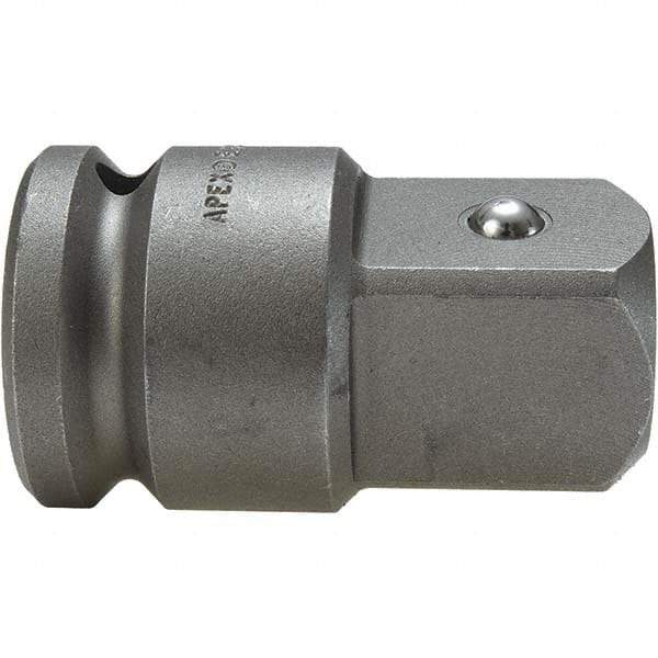 Apex - 1" Square Size Square to Square Adapter - 3/4" Square Female Drive, 2-9/16" OAL - Americas Industrial Supply