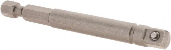 Apex - 1/4" Square Size Hex to Square Extension - 1/4" Hex Drive, 3" OAL - Americas Industrial Supply