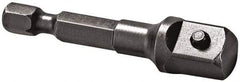 Apex - 1/2" Square Size Hex to Square Extension - 1/4" Hex Drive, 2" OAL - Americas Industrial Supply