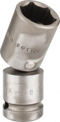 Apex - 1/2" Drive, Standard Hand Socket - 6 Points, 2-55/64" OAL - Americas Industrial Supply