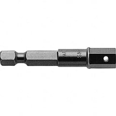 Apex - Power & Impact Screwdriver Bits & Holders; Bit Type: Shank Bit Holder ; Hex Size (Inch): 1/4 ; Overall Length Range: 1" - Exact Industrial Supply