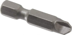 Apex - #4 Tri-Wing Bit - 1/4" Hex Drive, 1-1/4" OAL - Americas Industrial Supply