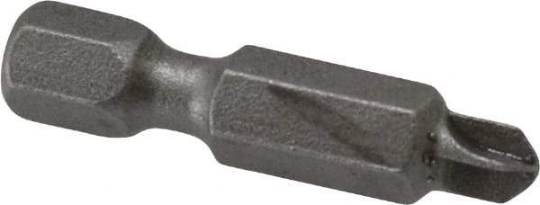 Apex - #3 Torq-Set Bit - 1/4" Hex Drive, 1-1/4" OAL - Americas Industrial Supply