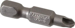 Apex - #5 Torq-Set Bit - 1/4" Hex Drive, 1-1/4" OAL - Americas Industrial Supply