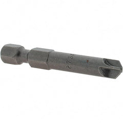 Apex - #8 Torq-Set Bit - 1/4" Hex Drive, 1-13/16" OAL - Americas Industrial Supply