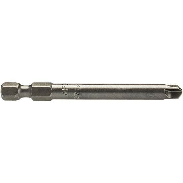 Apex - #6 Torq-Set Bit - 1/4" Hex Drive, 2-3/4" OAL - Americas Industrial Supply