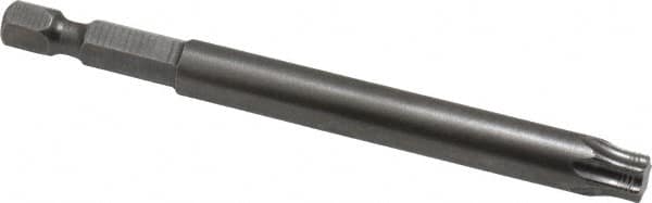 Apex - T40 Torx Bit - 1/4" Hex Drive, 3-1/2" OAL - Americas Industrial Supply