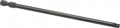 Apex - T27 Torx Bit - 1/4" Hex Drive, 6" OAL - Americas Industrial Supply