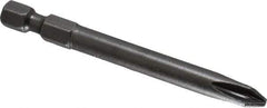 Apex - PZ.2 Posidriv Screwdriver Bit - 1/4" Hex Drive, 2-3/4" OAL - Americas Industrial Supply