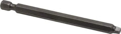 Apex - #3" Square Size Square Recess Bit - 1/4" Hex Drive, 3-1/2" OAL - Americas Industrial Supply