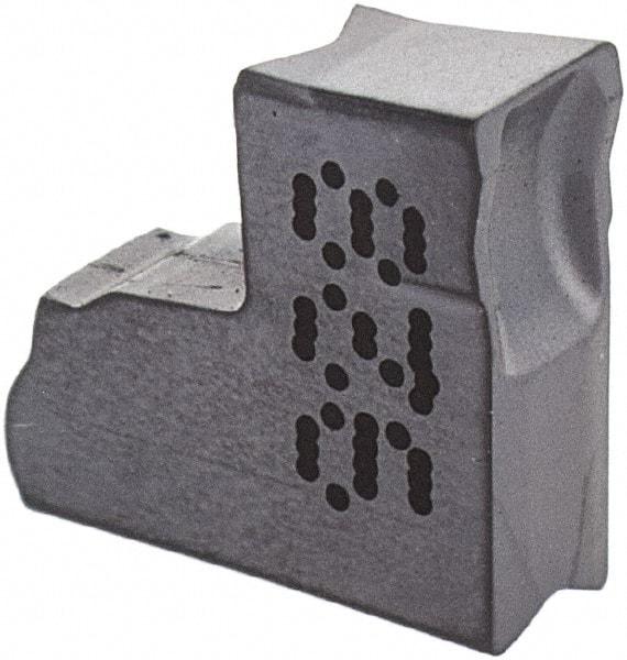 Iscar - TAGN C IC928 Grade, 0.1201" Cutting Width, Carbide Cutoff Insert - 3° Neutral Lead Angle, 0.0079" Cnr Rad, TiAlN Coated, Single End - Americas Industrial Supply