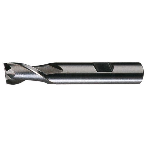 ‎11/32″ × 3/8″ × 9/16″ × 2-1/2″ RHS / RHC HSS HSS Single End 2-Flute Center Cutting Keyway Tolerance Finishing End Mill - TiN