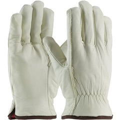 ‎77-208/L Insulated Drivers Gloves - Top Grain Cowhide Drivers - Regular Grade - Red Foam - Straight Thumb - Exact Industrial Supply