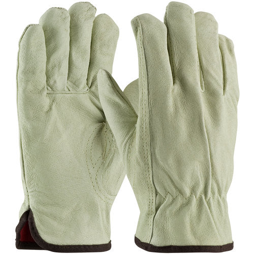 ‎77-468/XL Insulated Drivers Gloves - Top Grain Pigskin Drivers - Premium - Red Thermal Lining - Keystone Thumb - Exact Industrial Supply