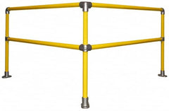 Kee - Pipe Rail Kits Kit Style: Corner Pipe Size (Inch): 1-1/2 - Americas Industrial Supply