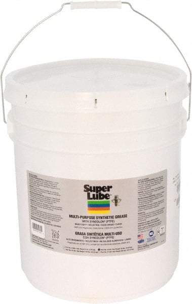 Synco Chemical - 30 Lb Pail Synthetic General Purpose Grease - Translucent White, Food Grade, 450°F Max Temp, NLGIG 2, - Americas Industrial Supply
