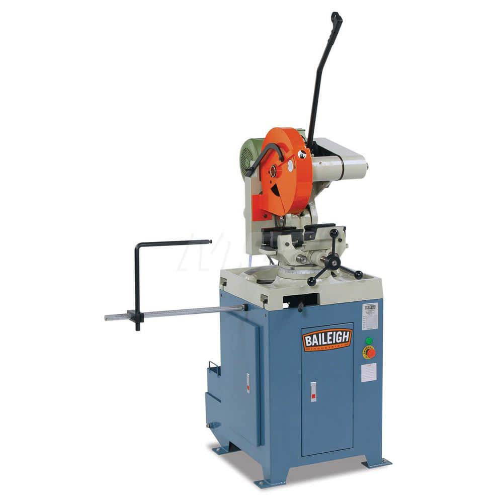 Cold Saws; Machine Style: Manual; Blade Diameter (Inch): 14; Material Compatibility: Non-Ferrous; Number of Cutting Speeds: 1; Blade Speeds (RPM): 3200; Minimum Speed (RPM): 0.00; Maximum Speed (RPM): 3200.00; Phase: 3; Mitering: Yes; Solid Round Capacity