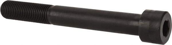 Holo-Krome - 1-1/2 - 6 UNC Hex Socket Drive, Socket Cap Screw - Alloy Steel, Black Oxide Finish, Partially Threaded, 12" Length Under Head - Americas Industrial Supply