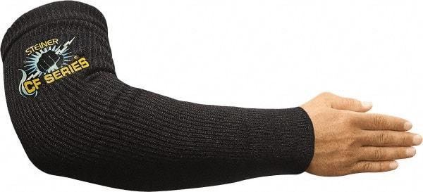 Steiner - Size Universal, Black Carbon Fiber Knit Welding Sleeve - 18" Long Sleeve - Americas Industrial Supply