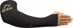 Steiner - Size Universal, Black Carbon Fiber Knit Welding Sleeve - 18" Long Sleeve, Made with Thumb Hole - Americas Industrial Supply