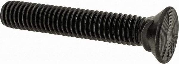Value Collection - 3/8-16 UNC, 2-1/4" OAL, Steel Plow Bolt - Uncoated, Grade 5 - Americas Industrial Supply