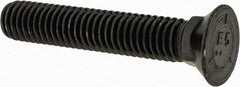 Value Collection - 7/16-14 UNC, 2-1/2" OAL, Steel Plow Bolt - Uncoated, Grade 5 - Americas Industrial Supply