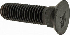 Value Collection - 5/8-11 UNC, 2-1/4" OAL, Steel Plow Bolt - Uncoated, Grade 5 - Americas Industrial Supply