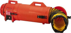 Allegro - 831 CFM, Electrical AC Axial Blower Kit - 8 Inch Inlet/Outlet, 0.33 HP, 115 Max Voltage Rating - Americas Industrial Supply