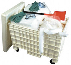 PRO-SAFE - Hazardous Materials Spill Kit - HDPE Mobile Spill Cart - Americas Industrial Supply