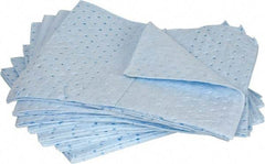 PRO-SAFE - 30 Gal Capacity per Package, Oil Only Pad - 17" Long x 15" Wide, Blue, Polypropylene - Americas Industrial Supply